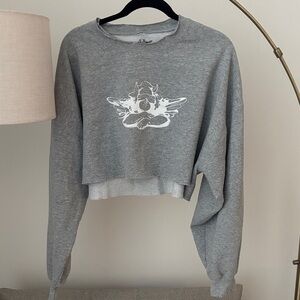 Boys Lie Cropped sweatshirt